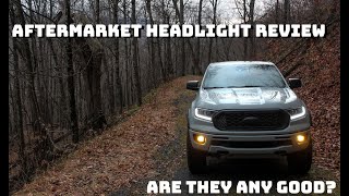 2019+ Ford Ranger Aftermarket Headlight Review (Lariat Style)