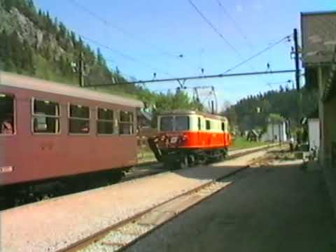 1988: Die letzte Personenfahrt der Mariazellerbahn von Gusswerk nach Mariazell