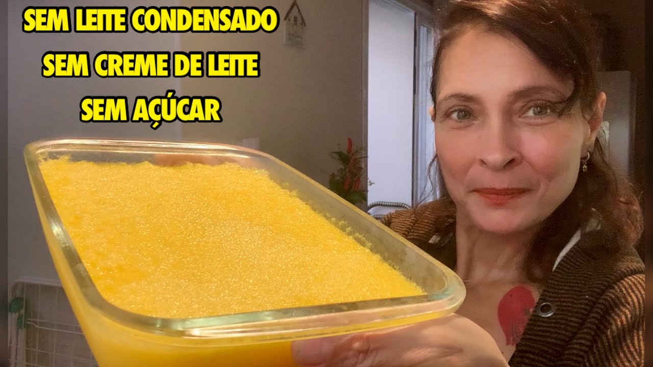 SOBREMESA GELADA DE FRUTAS/ SEM AÇÚCAR, SEM LEITE CONDENSADO, SEM CREME DE LEITE COM 3 INGREDIENTES