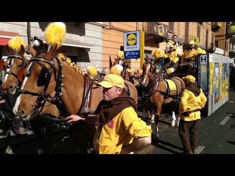 Tra i carri da getto 5 marzo - Carnevale Ivrea 2019 **LIVE**