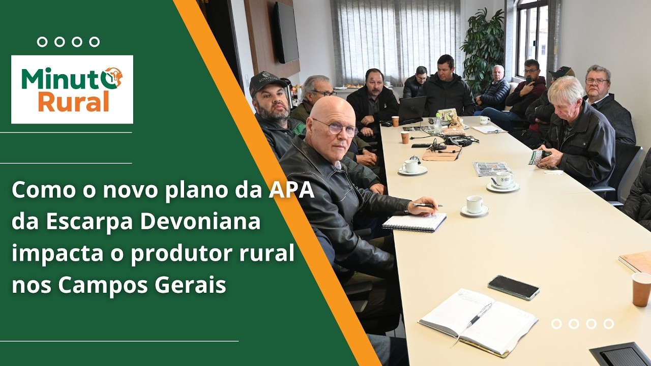 Como o novo plano da APA da Escarpa Devoniana impacta o produtor rural nos Campos Gerais