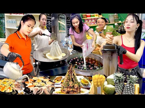 THAILAND STREET FOOD MOST FAMOUS NIGHT MARKET FOOD COLLECTION | DELICIOUS TRADITIONAL MARKET FOOD