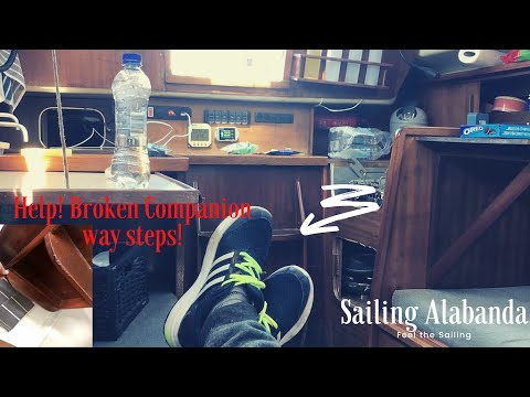 How to break and fix the companion way steps of your boat (Albin Vega 27)