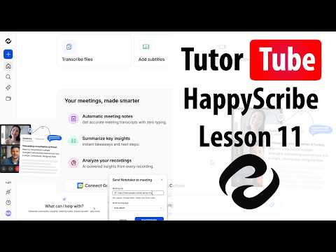 HappyScribe Lesson 2 Exploring Happy Scribe Interface