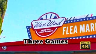 West Wind Capitol Drive In Three Games Full Playthrough 4K San Jose Capitol Flea Market 2026 06 18