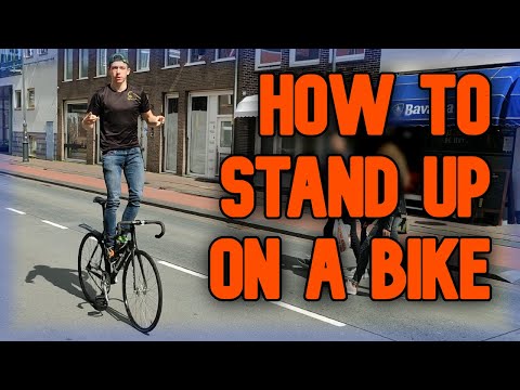 How To Stand Up On A Bike (Fixed Gear/BMX/MTB) [TUTORIAL]