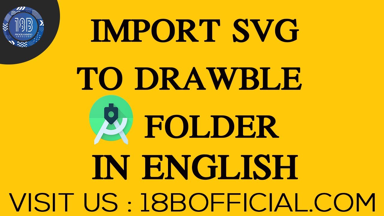 Import Svg To Drawable And Use As Image | Android App Development
