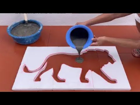 Amazing Idea For A Beautiful And Unique Coffee Table From Cement - Craft Ideas For Room Decoration