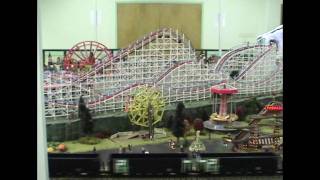 preview picture of video 'Lionel & MTH  'O' gauge trains & animated amusement park 2003'