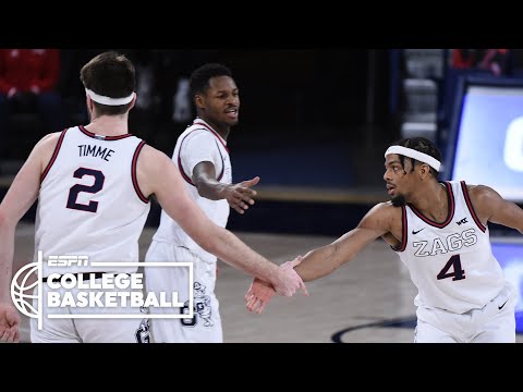 岡薩加大學對洛約拉馬裡蒙特大學的勝利保持了完美的狀態 [摘要] - ESPN大學籃球頻道 (Gonzaga stays perfect with win vs. Loyola Marymount [HIGHLIGHTS] | ESPN College Basketball)