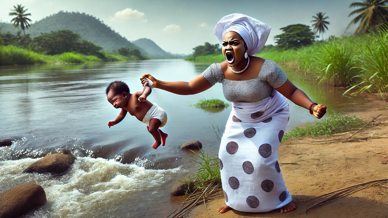 Ev1l stepmom throw new born baby into the river unaware she is the daughter of the river goddess