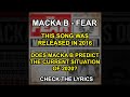 Macka B - Fear (Does Macka B predict the current situation of 2020 in 2016?)