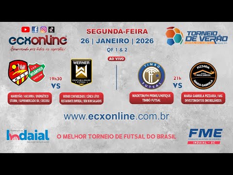 QF 1 & 2 | 39º TORNEIO DE VERÃO DE INDAIAL ''Central dos Cosméticos'' | 26 01 2026