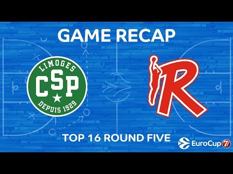 Highlights: Limoges CSP - Grissin Bon Reggio Emilia