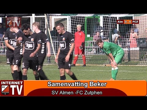 Samenvatting Beker SV Almen - FC Zutphen (0-4)