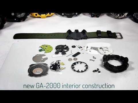 GA-2000 G-Shock watch re-assembly process | 70 steps in 7 minutes