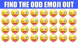 HOW GOOD ARE YOUR EYES #17 l Find The Odd Emoji Out l Emoji Puzzle Quiz