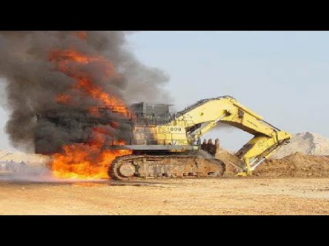 Excavator , Crane  Truck Fails - Compilation Extremely Dangerous Idiots Operator Machinery