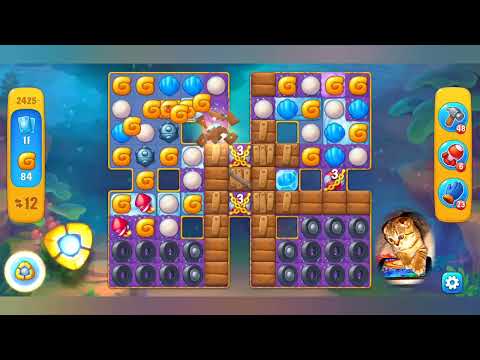 Fishdom 2022, no Boosters,  2425  level  -  прохождение без бустеров,  2425  уровень.