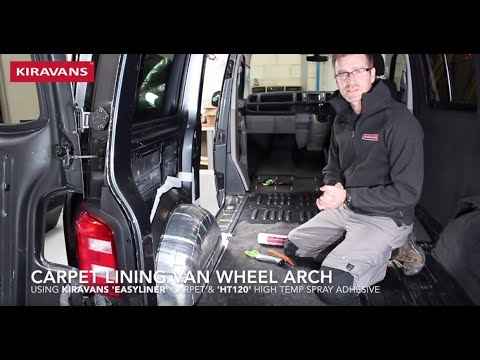 How to Carpet Line a Camper Van Wheel Arch VW T5 T6 Transporter