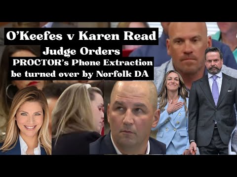 KAREN READ is Getting EVERYTHING on PROCTOR's Phone; Subject to NDA💥 The Floodgates are Now Open💥