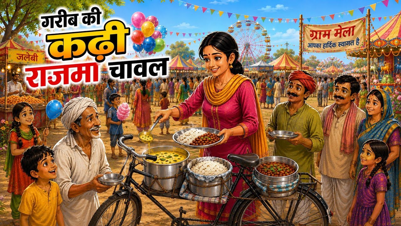 Mehnati Rajma Chawal Wali Hindi Kahaniya ToonShow Hindi