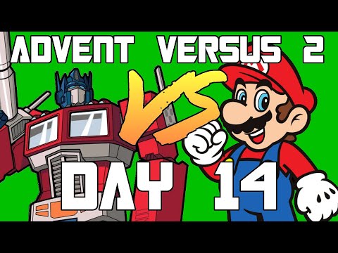 Advent Versus Day 14: Transformers VS Super Mario