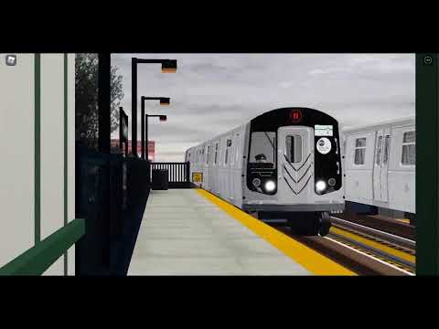 (PTA Callaghan LInes) R160B (N) train entering 17th Av