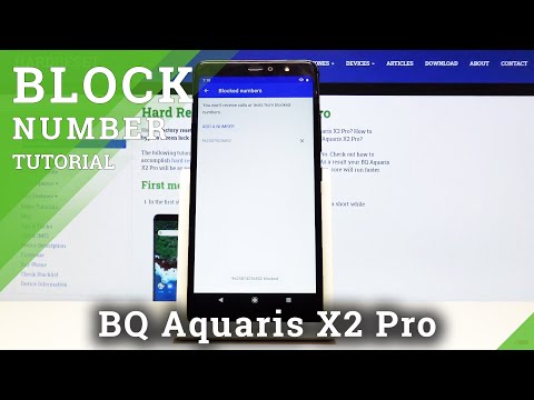 How to Block Contact in BQ Aquaris X2 Pro – Block Calls & Texts