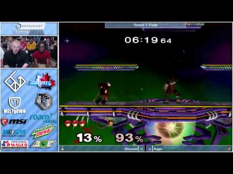 Shroomed (Marth) vs Reggie (Ganon) - EGL - SSBM Wave 1 Pools
