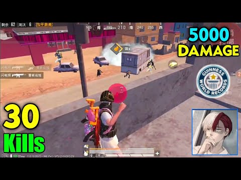 30 Kills 5000 Damage 🔥 | NEW WORLD RECORD | Best Miramar Player | 1 vs 4 | PUBG MOBILE