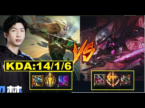 Xiao Chao Meng Plays Kayle Vs Fiora Top 13.9/DariusLol