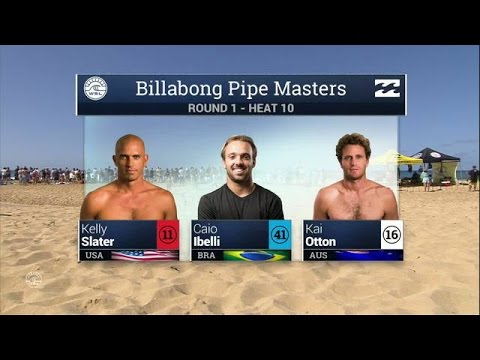 Slater vs Ibelli vs Otton - Billabong Pipe Masters 2016 Round One, Heat 10