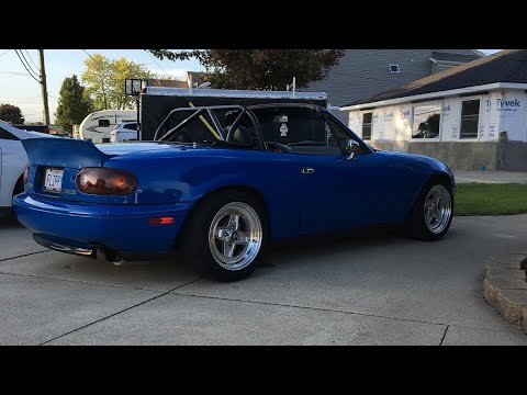 NA MIATA GETS NEW EXHAUST!