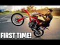 RIDING MY 2021 CRF150R FOR THE FIRST TIME BRAAP VLOGS
