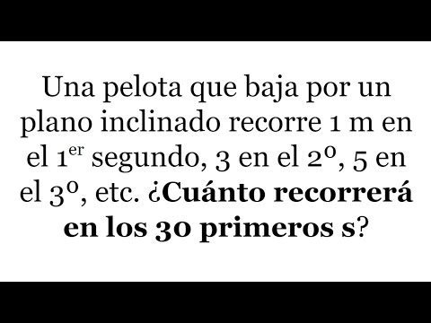 EL PROBLEMA DE LA PELOTA. Progresión Aritmética