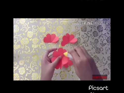 rose paper flowers