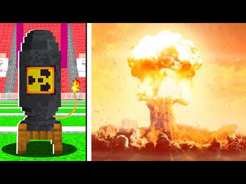 LA TNT NUCLEARE DISTRUGGE TUTTO IL MONDO DI MINECRAFT - ITA