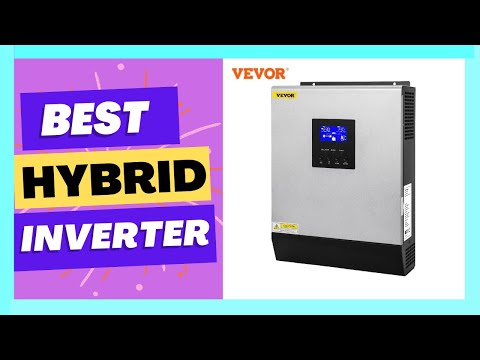 VEVOR Hybrid Solar Inverter PWM 3KVA 2400W Pure Sine Wave