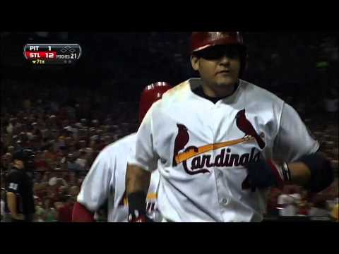 2013/09/07 Molina homers after brushback