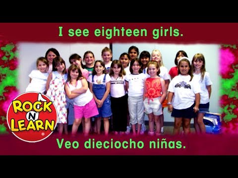 Count to 10 and 20 and Practice Phrases | English to Spanish