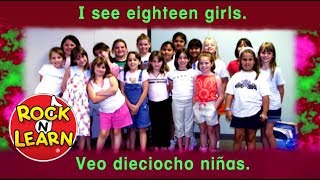 Count to 10 and 20 and Practice Phrases | English to Spanish