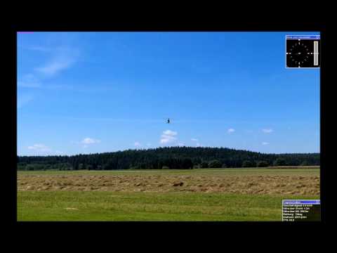 Versuchen den Trex500 zu bändigen