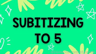 Subitizing to 5