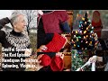 The Red Episode|Handspun Sweaters|Spinning|Vlogmas