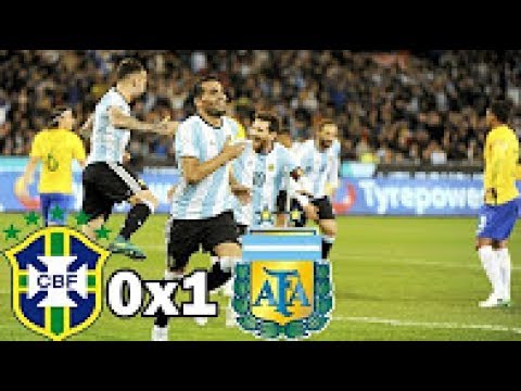 Brasil 0x1 Argentina   Melhores Momentos & Gol   HD   Amistoso 09 06 2017