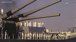 USS Iowa 35th anniversary commemoration ceremony