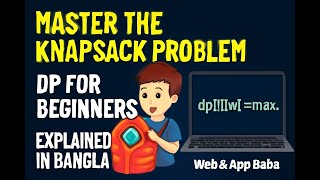 Master the Knapsack Problem with Dynamic Programming | Explained in Bangla | DP for Beginners 🚀