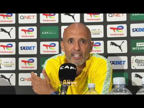 Mamelodi sundowns Coach Miguel Cardoso Must win Match Vs. MC Alger | leaked tactics saga | CAFCL