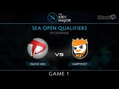 Pacific Red vs HappyFeet | Kiev Major Open Qualifier | Group Stage | Best of 1 | Game 1
